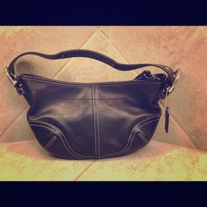 Small black handbag